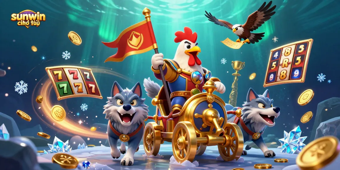 Experience the excitement of sunwin chính thức with thrilling jackpot reels and 3D cartoon characters in action.
