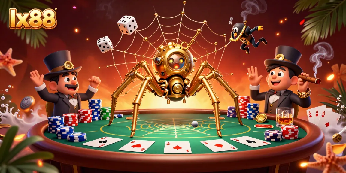 Lx88 enhances your gambling experience with steampunk charm and golden designs.