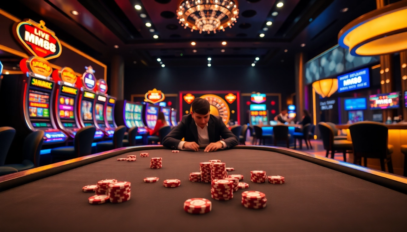 Online players enjoying an immersive gaming experience at MM88 casino tables.