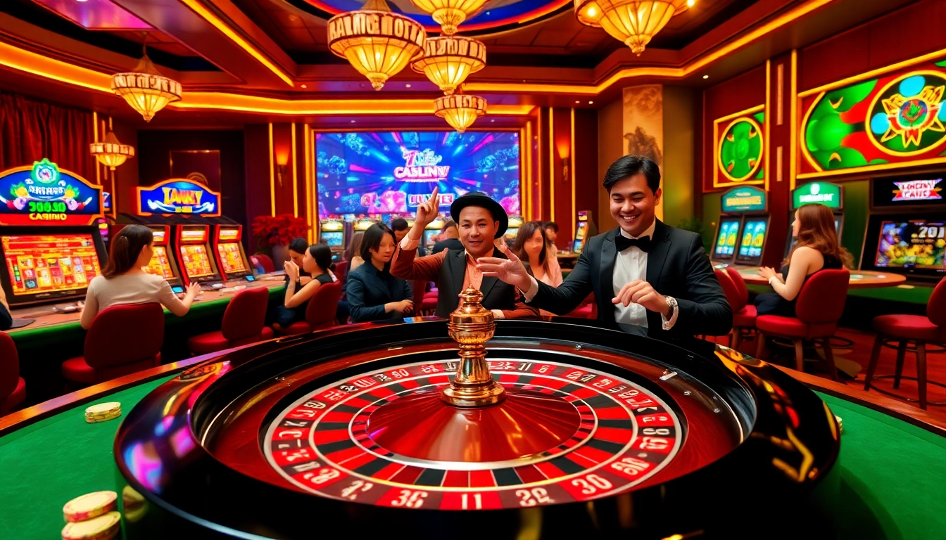 Experience the thrill of casino excitement at https://7hh.br.com/ with vibrant roulette tables and enthusiastic players.