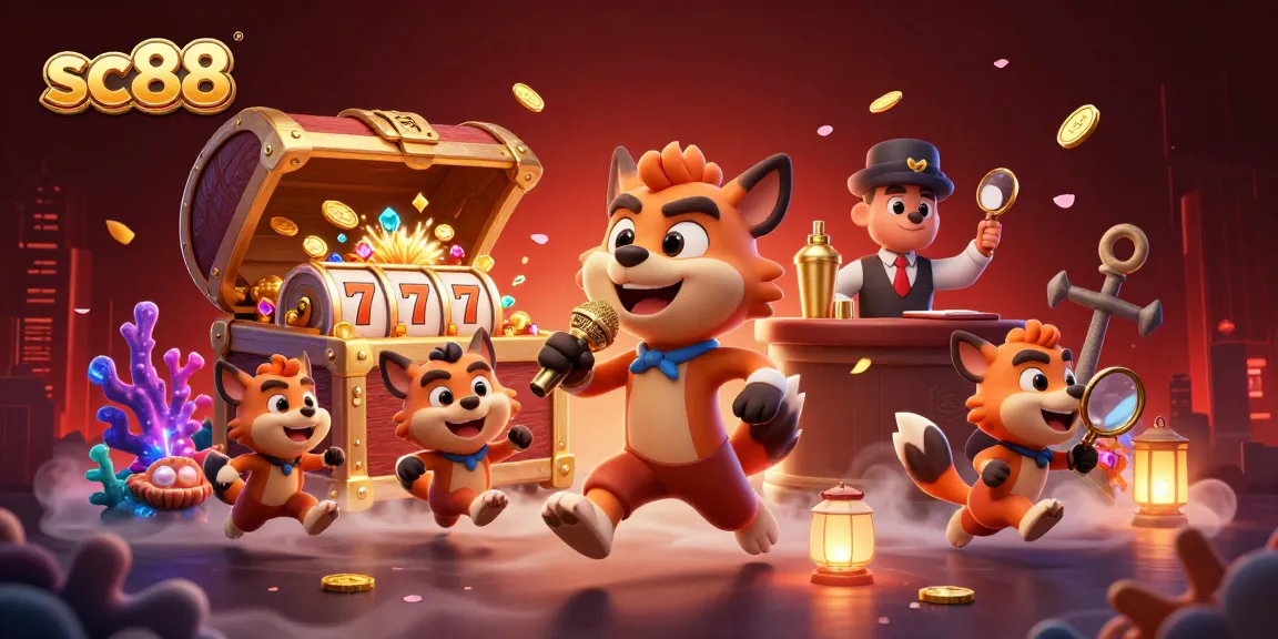 Catch the laughter and thrills in sc88's vibrant casino adventure with hyenas at the comedy club.