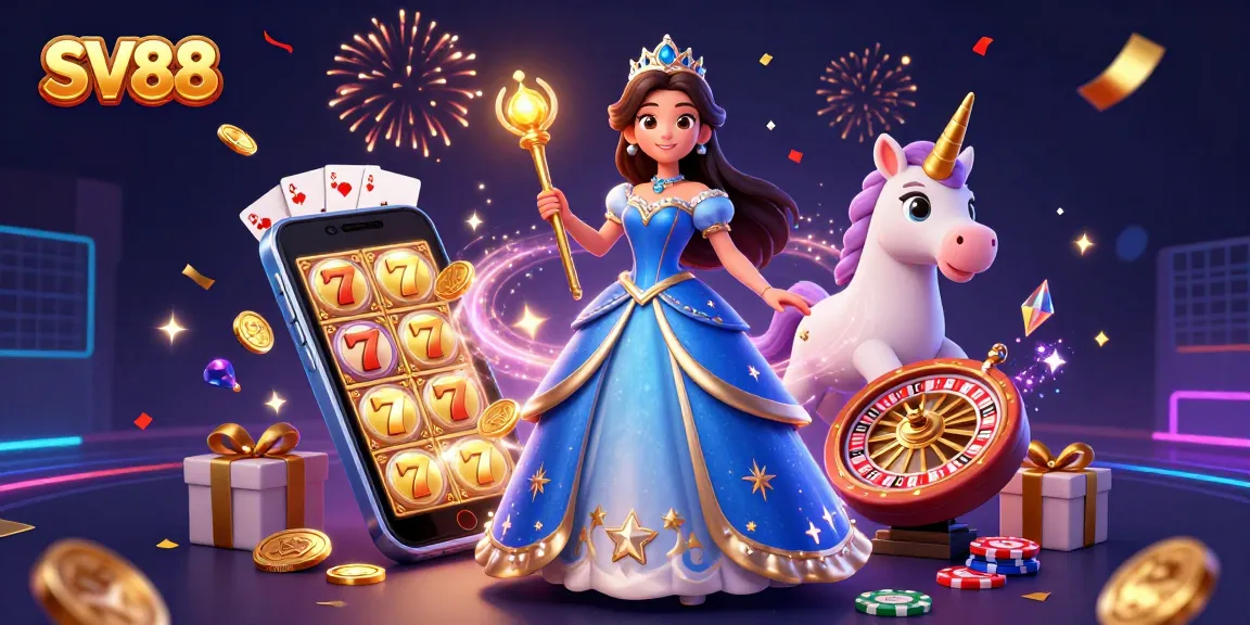 Engage with SV88's vibrant casino atmosphere featuring rich symbols of luxury gaming.