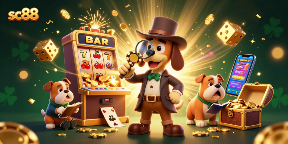 Discover exciting gameplay at sc88, featuring a detective and treasure amidst thrilling casino elements.