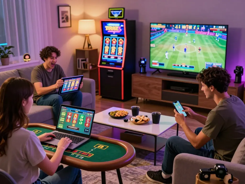 Exciting gaming experience with 887bet: players enjoying online blackjack, slots, and sports betting.