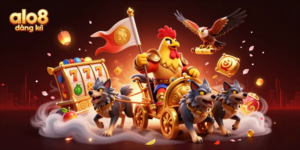Winning strategies for alo8 đăng ký, featuring a dynamic gaming scene with vibrant slot elements.