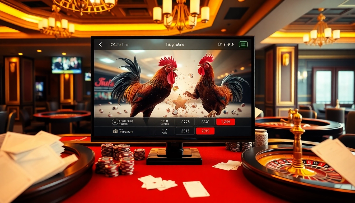 Watch xem đá gà thomo online in an engaging, high-stakes gambling environment.