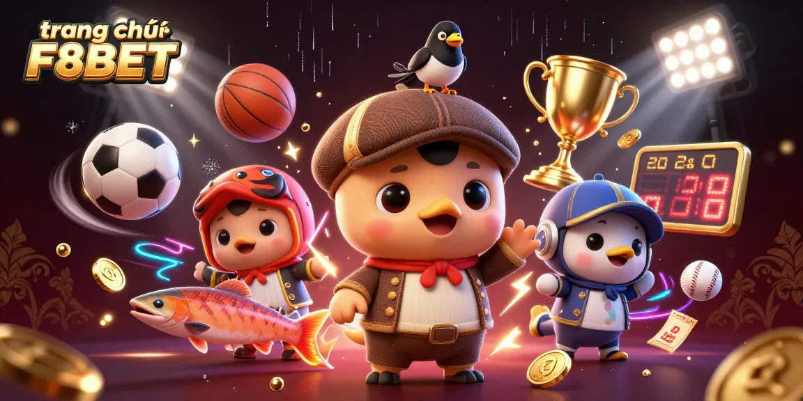 Engage with the thrilling world of trang chủ F8BET, featuring dynamic sports elements and playful characters