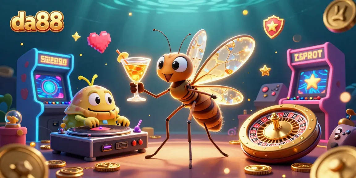 Experience the vibrant energy of da88 with 3D characters coming alive in an animated casino atmosphere.