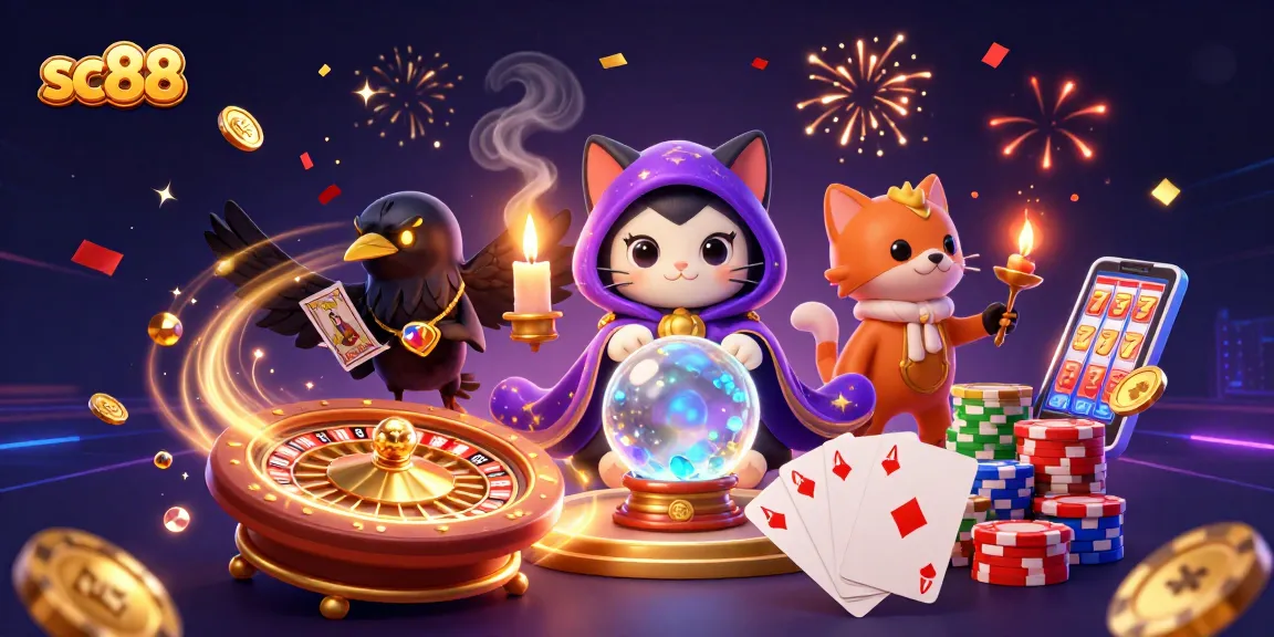Experience winning thrills with sc88 in an immersive casino adventure featuring vibrant characters.