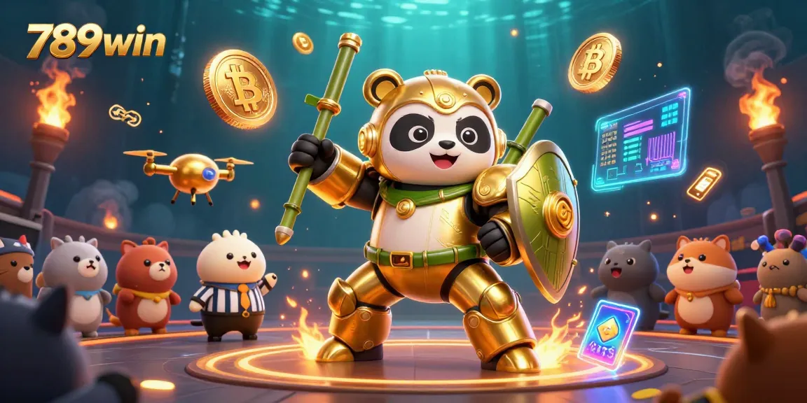 Bet on thrilling games at 789win with dynamic 3D digital illustration featuring gambling excitement.