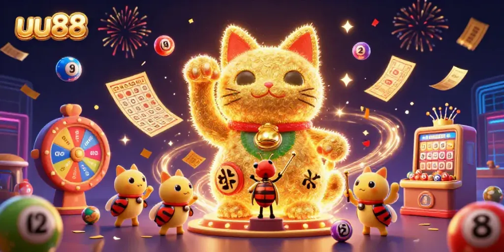 Engage with the excitement of uu88 through vibrant casino-themed visuals.