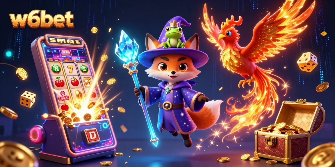 Experimente a emoção do w6bet com uma encantadora raposa mágica, fênix e máquinas caça-níqueis emocionantes.
