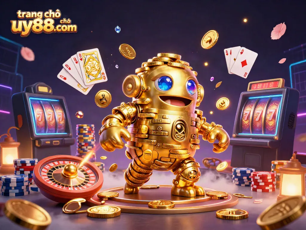 Experience thrilling gameplay at trang chủ uy88.com chính thức with golden golem and vibrant casino elements.