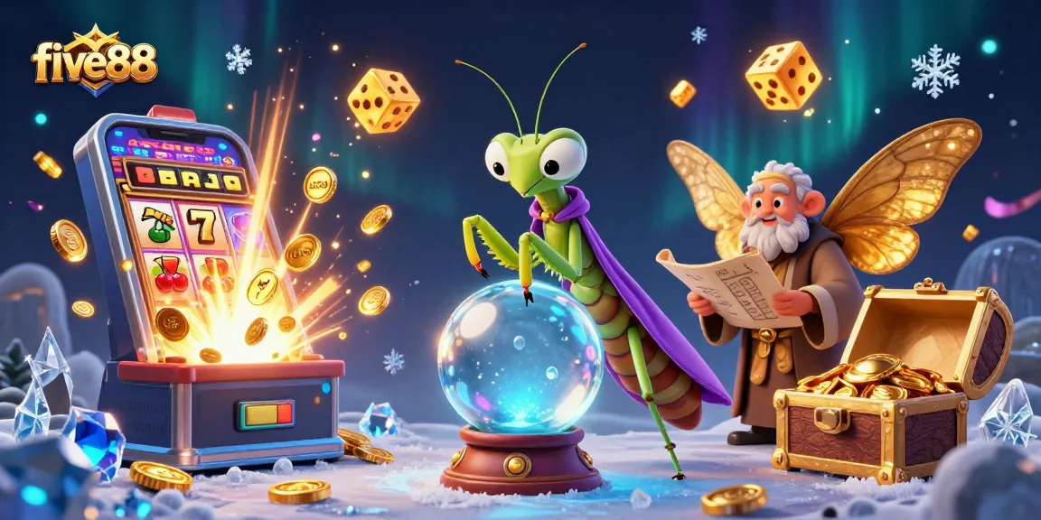 five88 captivates players with vivid 3D illustration of fortune teller and colorful casino elements