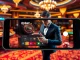 Experience the excitement of oxbet mobi on a mobile device in a luxurious casino atmosphere.