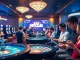 Players engaging at a vibrant HITCLUB casino, enjoying winning strategies without restrictions.