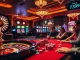 Experience the excitement of 789win with players at a luxurious casino table engaging in thrilling games.