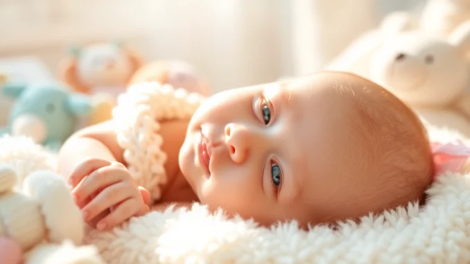 Captivating Babyfotografie capturing a newborn's innocence and warmth in a cozy setting.
