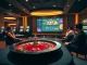 I9BET casino excitement with poker, roulette, and online gambling ambiance