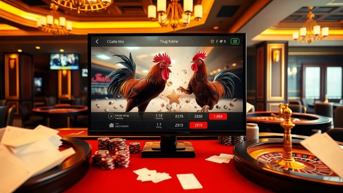 Watch xem đá gà thomo online in an engaging, high-stakes gambling environment.