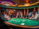 Experience the excitement of gambling at https://mm88.today/ with a high-stakes poker game in a luxurious casino.