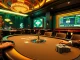 RR88 players enjoying an exciting poker game at a luxurious casino table.