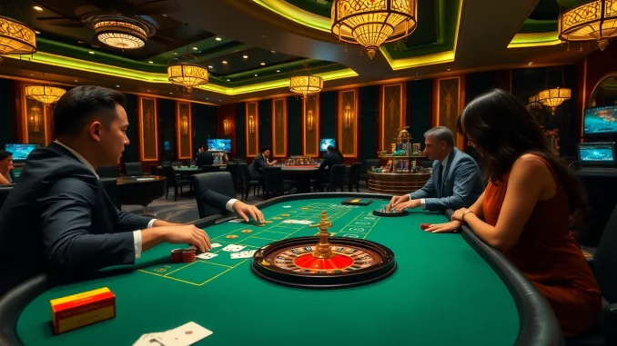 Experience a thrilling game at the 69VN casino, filled with excitement and strategy.