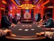Engaging scene of players enjoying a game at i9bet com casino table with rich colors and excitement.